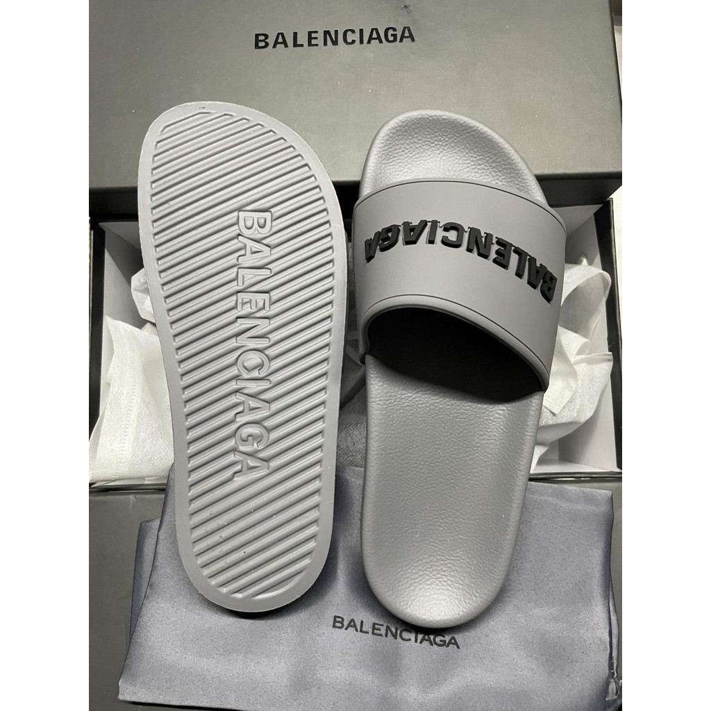 Balenciaga 2024 รองเท้าแตะลําลอง แฟชั่นสําหรับผู้ชาย KRSR