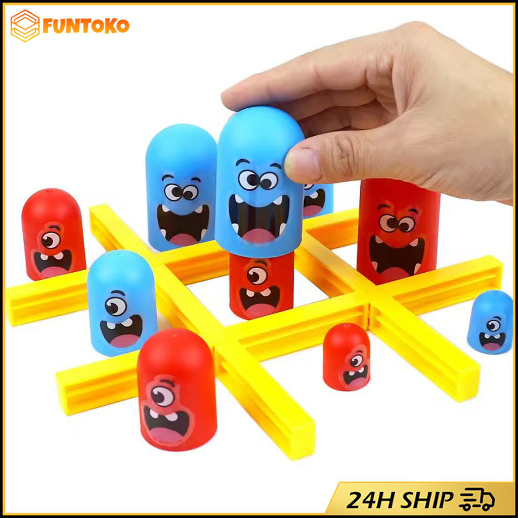 สินค้ามีคุณภาพ เกมหมากรุกgobblet gobblers สำหรับครอบครัวพ่อแม่ลูก ตัวใหญ่กินตัวเล็ก เกม xo ผึกสมอง