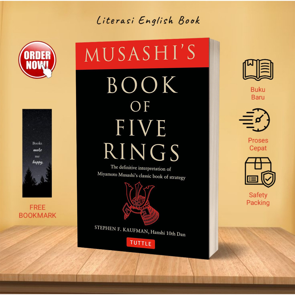 หนังสือของ Musashi of Five Rings โดย Miyamoto Musashi (ภาษาอังกฤษ)
