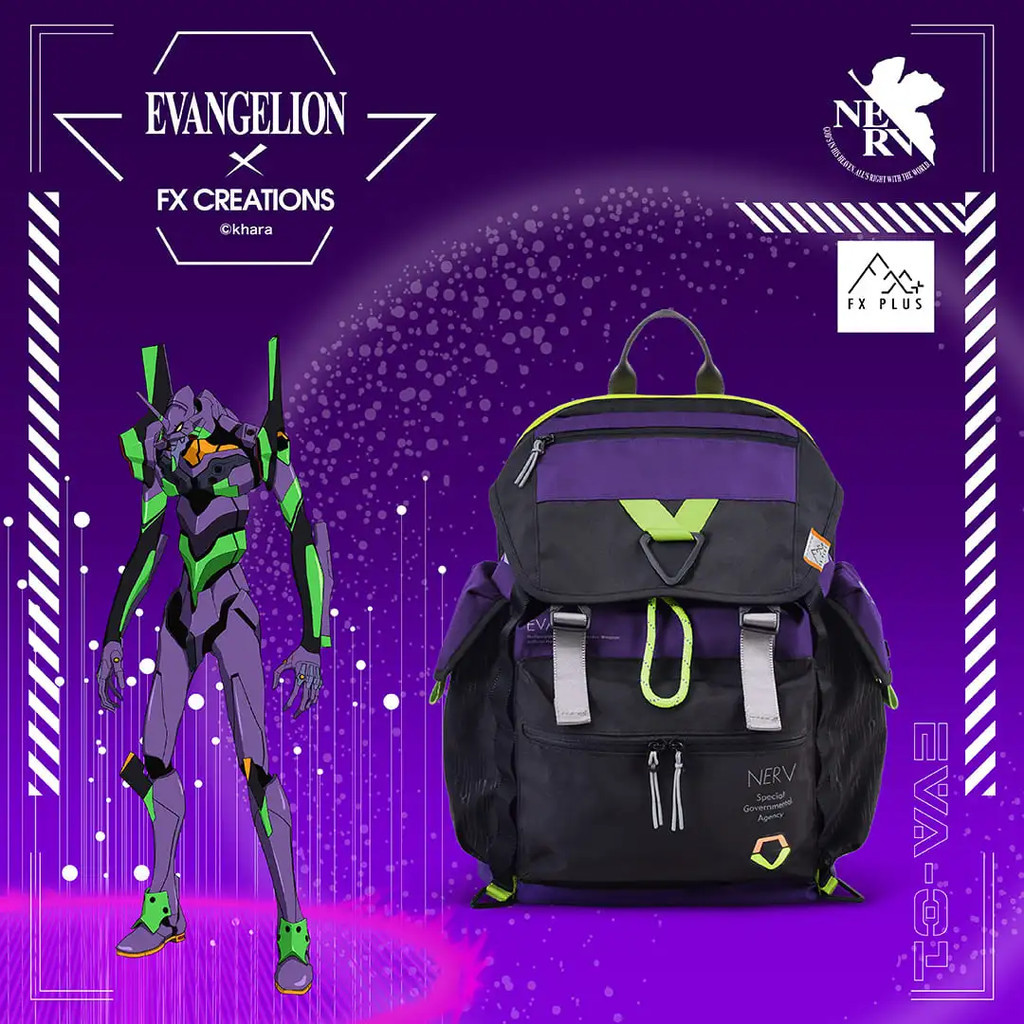 FX Creations EVA Test Type-01 FX Plus กระเป๋าเป้สะพายหลัง EVA241007-23 Evangelion Bag Back Pack EVA 