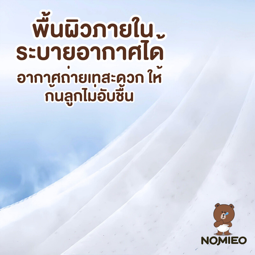 [แพมเพิสเด็ก 1 แถม 1] NOMIEO Baby Pants ผ้าอ้อมสำเร็จรูป กางเกงผ้าอ้อม Size S-3XL ผ้าอ้อมแบบกางเกง นุ่ม บางเบา ใส่สบาย - รูปที่ 3