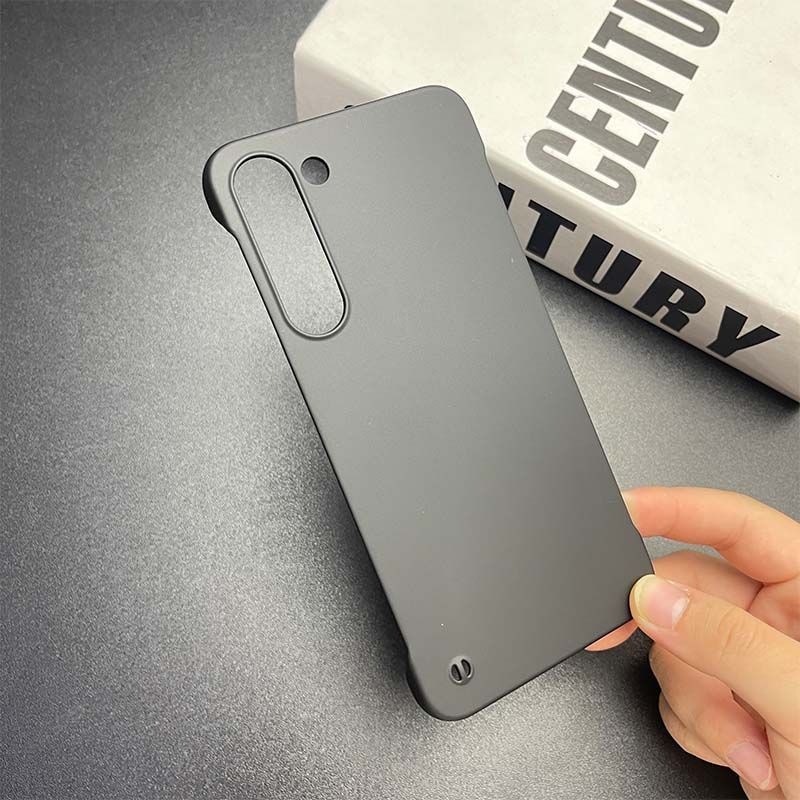 SAMSUNG Frameless MatteสําหรับSamsung A55 A34 A54 A15 A14 A56 A57 A17 A37 A05S A24 A73 A53 A52 A33 A16 A23 5G 4G Slim Hard ShockProofฝาครอบโทรศัพท์