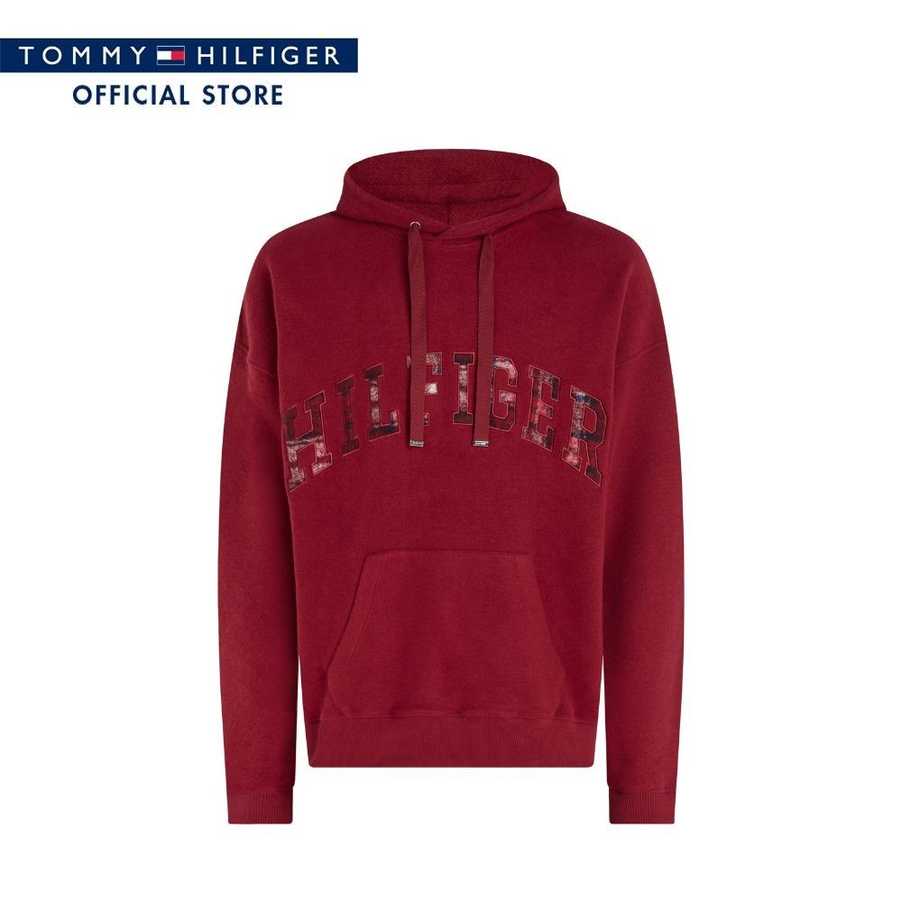 Tommy Hilfiger เสื้อสเวตเตอร์ผู้ชาย รุ่น MW0MW32286 XJS - สีแดง