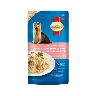 SmartHeart อาหารเปียกสุนัข ครบสูตร Pouch เพาซ์สมาร์ทฮาร์ท ขนาด 120-130 กรัม