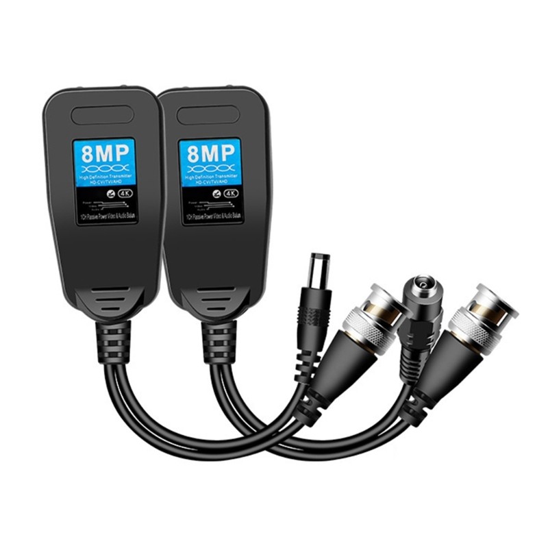 Moon4 ที่มีประสิทธิภาพ Passive Video Baluns Video Power Transceiver สําหรับการเฝ้าระวังกล้องโดยใช้ C