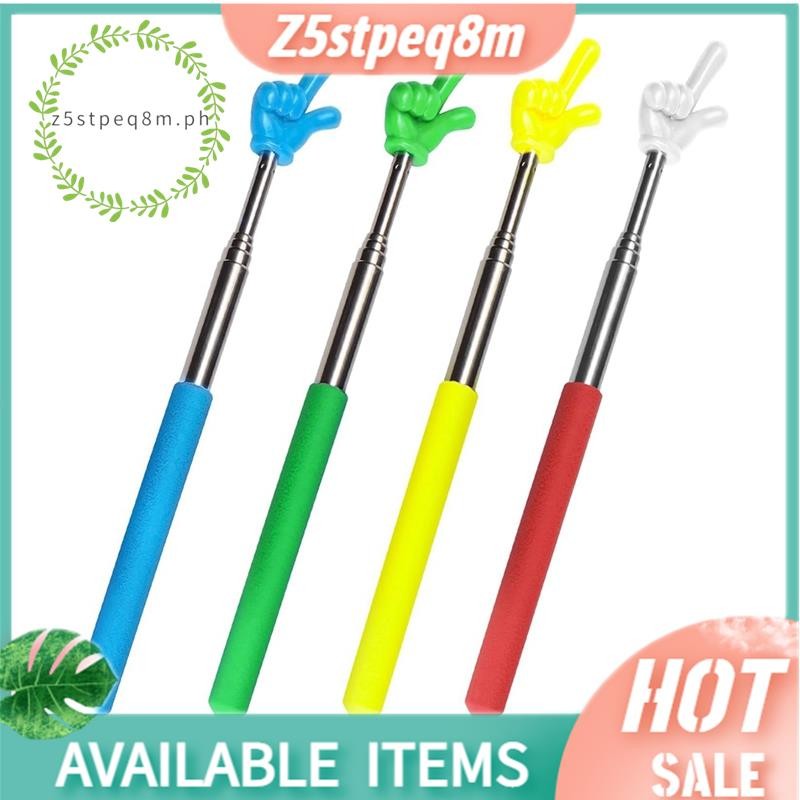 4 ชิ้นครู Pointer Stick Telescoping Hand Pointer Retractable Pointer Finger Reading Aid สําหรับ Pres