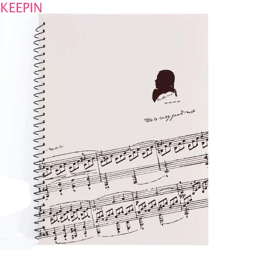 Keepin Writing Notebook Book Professional สําหรับเพลง Blank Sheet Composer Staff