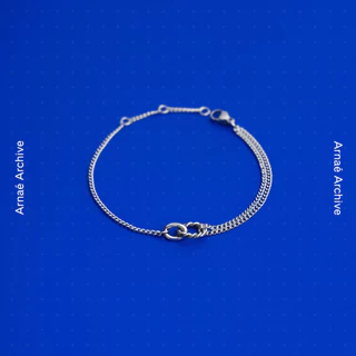 Arnaé Archive Infinity Loop Bracelet สร้อยข้อมือคู่ Unisex สแตนเลสระดับพรีเมียมป้องกันสนิม