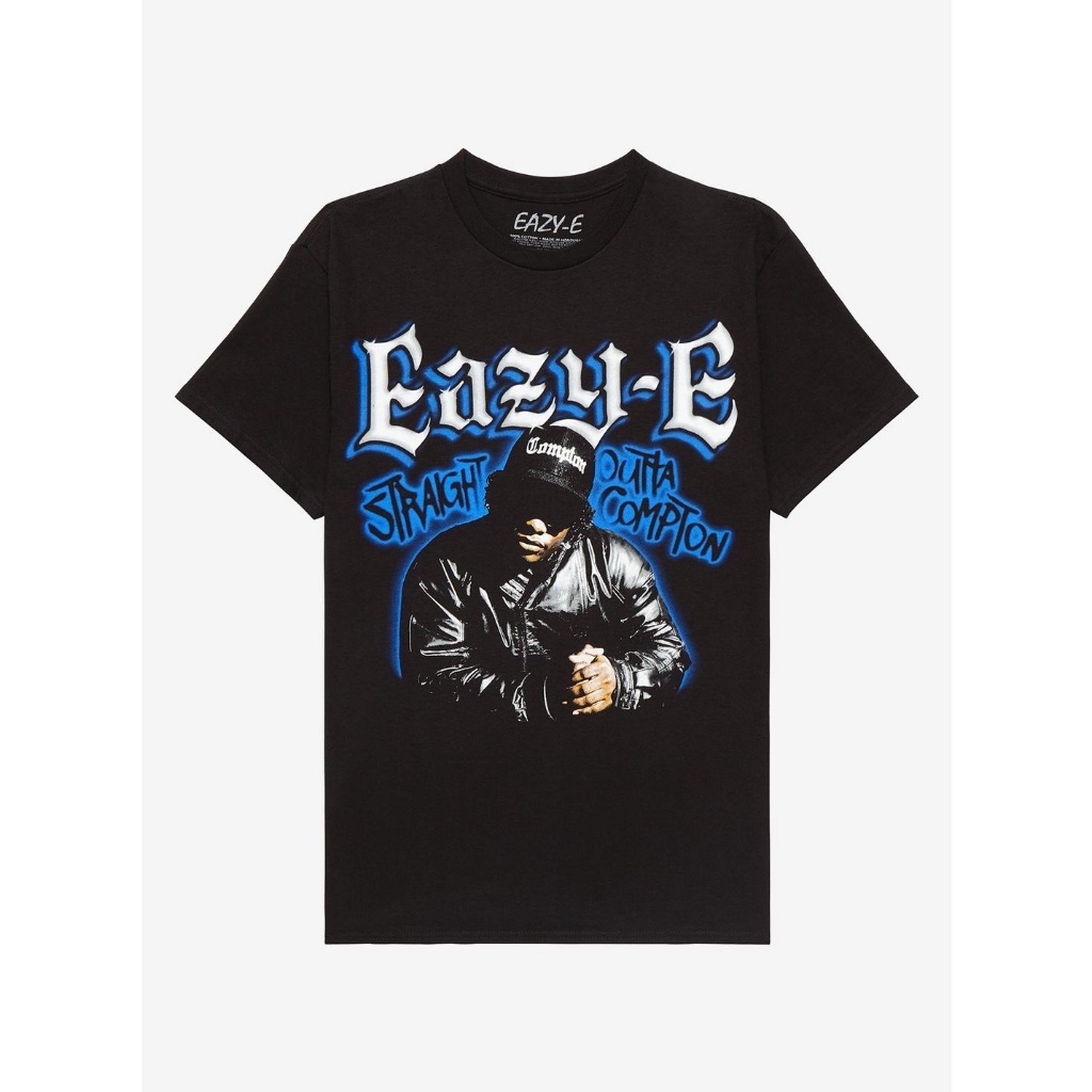 เสื้อยืด DISTRO พรีเมี่ยมสําหรับผู้ชายและผู้หญิง Eazy-E Straight Outta Compton Airbrush เสื้อยืด