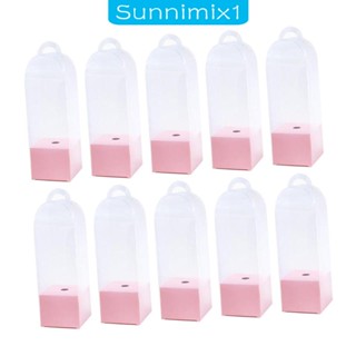 [Sunnimix1] กล่องบรรจุภัณฑ์ ลายดอกไม้ สําหรับวันวาเลนไทน์ 10 ชิ้น