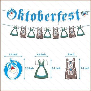 ธงแบนเนอร์ ลาย KTS The Munich Oktoberfest สําหรับตกแต่งปาร์ตี้เบียร์