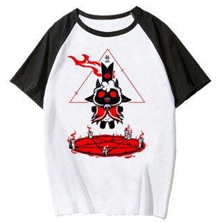 เสื้อยืด พิมพ์ลายอนิเมะ Cult of the Lamb แฟชั่นฤดูร้อน สําหรับผู้หญิง