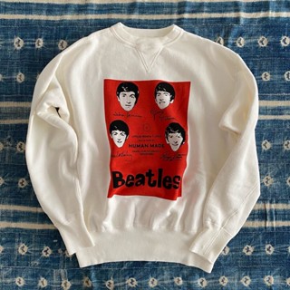 เสื้อกันหนาว แบบสวมหัว ลาย HUMAN MADE Beatles