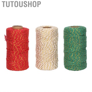 Tutoushop Cotton Twine Lightweight Practical Each 328ft Length Christmas Strong for Thanksgiving