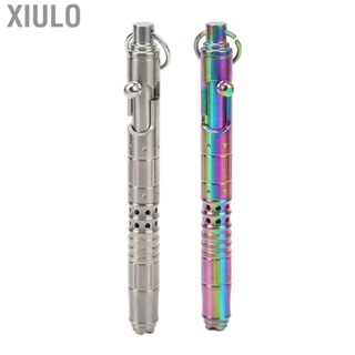 Xiulo Signature Pen  Wear Proof Pocket Ballpoint Writes Well Titanium Alloy Corrosion Resistant for