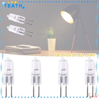 ฟันน้ําชา 5 ชิ้น|หลอดไฟ LED DC12V 24V G6.35 G5.35 20W 35W 50W หรี่แสงได้ สําหรับตกแต่งบ้าน