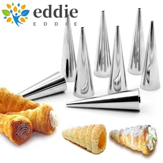 26edie cannoli หลอดโลหะกรวยขนมปังครีมฮอร์นครีมพัฟ bakeware วาฟเฟิลกรวยแม่พิมพ์