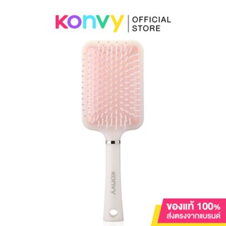 Konvy Square Air Cushion Massage Hair Comb #Pink คอนวี่ แปรงหวีผมทรงสี่เหลี่ยม สีชมพู.