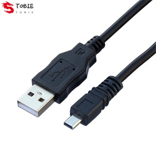 Tobie สาย USB สายชาร์จแบตเตอรี่ ซิงค์ข้อมูลกล้องดิจิทัล อุปกรณ์เสริมกล้อง SLR 8Pin 1.5M SLR