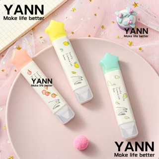 Yann1 Two-in-one เทปลบคําผิด สีขาว เทปลบคําผิด รีฟิล เทปลบคําผิด น่ารัก เพื่อความสวยงาม เทปลบคําผิด สีขาว สํานักงาน