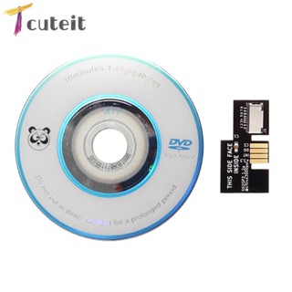 Tcuteit อะแดปเตอร์การ์ดรีดเดอร์ TF และดิสก์สตาร์ทเตอร์ DVD สําหรับ NTSC SD2SP2