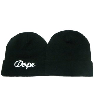 หมวกบีนนี่ ปักลาย DOPE