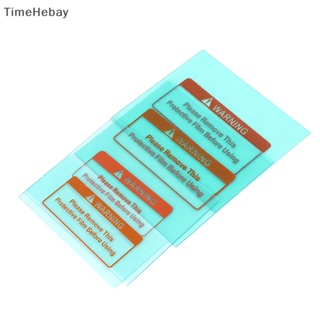 Timehebay ฝาครอบแผ่นพลาสติก (PC) สําหรับหมวกกันน็อคเชื่อม 5 ชิ้น