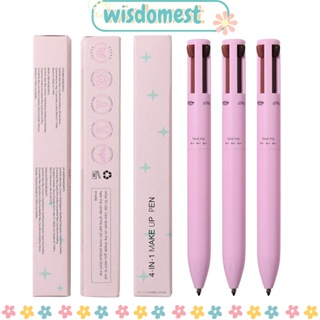 Wisdomest 4 In 1 อายไลเนอร์ ความงาม และสุขภาพ แต่งหน้า เครื่องสําอาง ลิปไลเนอร์ ปากกา