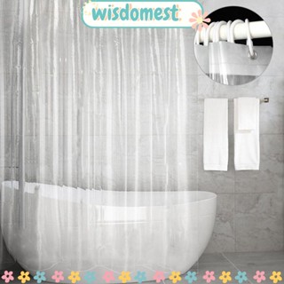 Wisdomest ผ้าม่านอาบน้ํา แบบใส กันเชื้อรา สําหรับห้องน้ํา