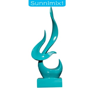 [Sunnimix1] ฟิกเกอร์รูปปั้นเปลวไฟ สไตล์โมเดิร์น สร้างสรรค์ สําหรับตกแต่งโต๊ะกาแฟ ชั้นวางหนังสือ