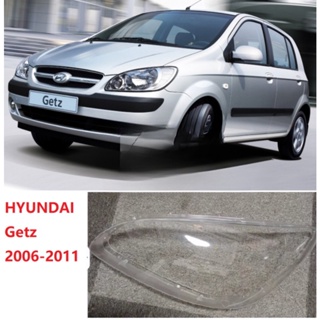 ฝาครอบเลนส์ไฟหน้ารถยนต์ สําหรับ HYUNDAI Getz 2006 2007 2008 2009 2010 2011 1 คู่