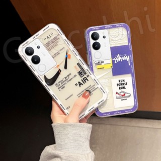 พร้อมส่ง ใหม่ เคสโทรศัพท์มือถือ ซิลิโคนนิ่ม ใส ลายสัญลักษณ์ฟาฮีโร่ สําหรับ VIVO V29 5G 2023 Air Max V295G