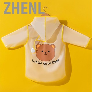 Zhenl Kids Raincoat Children Rain Jacket EVA Hooded   Windproof for Girls Boys Toddler Baby