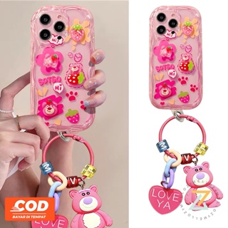 เคสโทรศัพท์มือถือ ลายสตรอเบอร์รี่น่ารัก สามมิติ สําหรับ Infinix smart 7 smart 6 itel A18 itel A60 itel A04 itel S23 spark 9 spark 10 camon 20 note 30 note 12 pro hot 30 hot 20 hot 9 hot 8 hot 30 Play