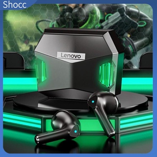 Shocc Lenovo Gm5 ชุดหูฟังบลูทูธไร้สาย ตัดเสียงรบกวน สําหรับเล่นเกม E-sports