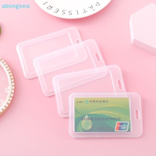 Abongsea ปกพลาสติกใส เรียบง่าย สําหรับใส่นามบัตร ธนาคาร 1 ชิ้น