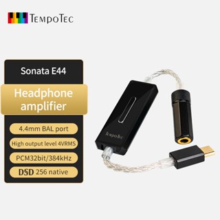 Tempotec Sonata E44 เครื่องขยายเสียงหูฟัง Dual CS43131 USB Type C เป็น 4.4 มม. Balance DAC AMP DSD256(Native) สําหรับโทรศัพท์ Android PC MAC