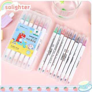 Solighter ปากกามาร์กเกิ้ล 12 สี ของเล่นเสริมการเรียนรู้เด็ก