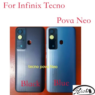 ฝาครอบแบตเตอรี่ด้านหลัง สําหรับ Infinix Tecno Pova Neo Pova Neo 5G 1 ชิ้น