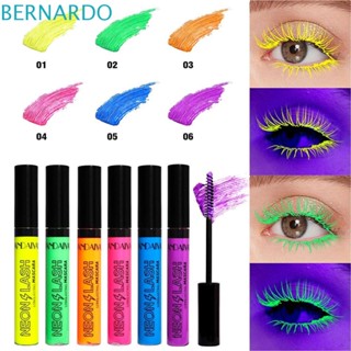 Bernardo มาสคาร่าเรืองแสง, ต่อขนตา ดัดขนตา หนา แสง UV, กันน้ํา สีเหลือง สีฟ้า สีม่วง ติดทนนาน สีสันสดใส นีออนขนตาเด็กผู้หญิง