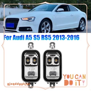 หลอดไฟหน้า LED DRL 2 ชิ้น 1305715178 สําหรับ Audi A5 S5 RS5 2013-2016