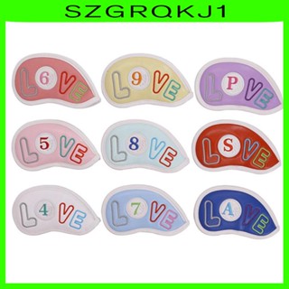 [szgrqkj1] ชุดฝาครอบหัวไม้กอล์ฟเหล็ก อุปกรณ์เสริม