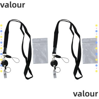 Valour พวงกุญแจ 2 ชิ้น และสายคล้อง แบบพกพา ทนทาน 2 ชิ้น