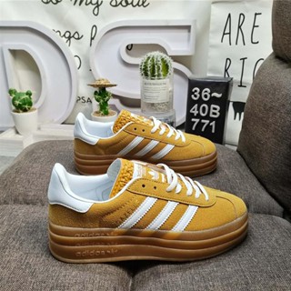 A_didas Originals Gazelle bold W Clover รองเท้าผ้าใบลําลอง