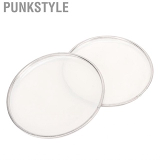 Punkstyle 2PCS 6.5in Drumhead Replacement  Polyester Film Drum Head Jazz Accessory White