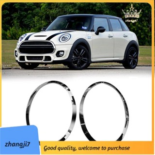 [zhangji7] กรอบคิ้วไฟหน้า โครเมี่ยม ซ้าย ขวา แบบเปลี่ยน สําหรับ MINI Cooper F55 F56 F57 03-18