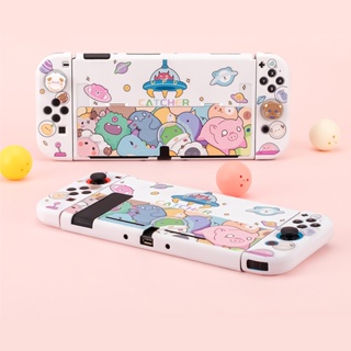 Coloful เคส ลายการ์ตูนน่ารัก กันกระแทก กันรอยขีดข่วน สําหรับ Nintendo Switch OLED Switch