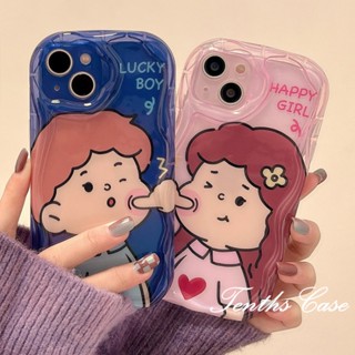 เคสโทรศัพท์มือถือนิ่ม ขอบโค้ง ลายคลื่นน่ารัก 3D สําหรับ Infinix Hot 30i 30Play 20i 20Play Smart 7 5 2020 6Plus Note 30Pro TECNO Spark 10C Camon 20 Hot 8Lite 9 12 11 10 Play