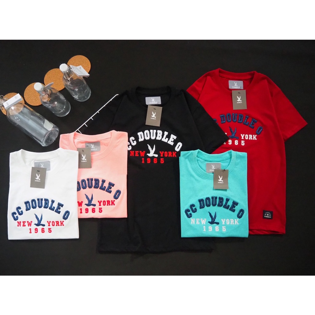 🔥เสื้อยืดงานปัก CC-OO 1965  Cotton 100%  No.08 ( SMLXL )