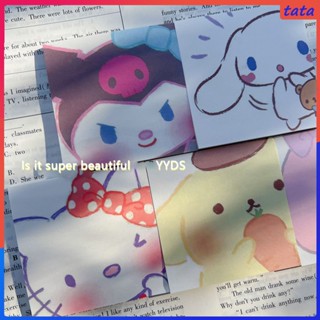 สติ๊กเกอร์ลายการ์ตูนแสนสนุก Ins Anime Sanrio Sticky Note Set Hello Kitty Cinnamoroll และ Kuromi รวมสติ๊กเกอร์ชุดเครื่องเขียนน่ารักที่ต้องมี เครื่องใช้สำนักงาน ทันสมัย ไม่ซ้ำใคร (tata.th)